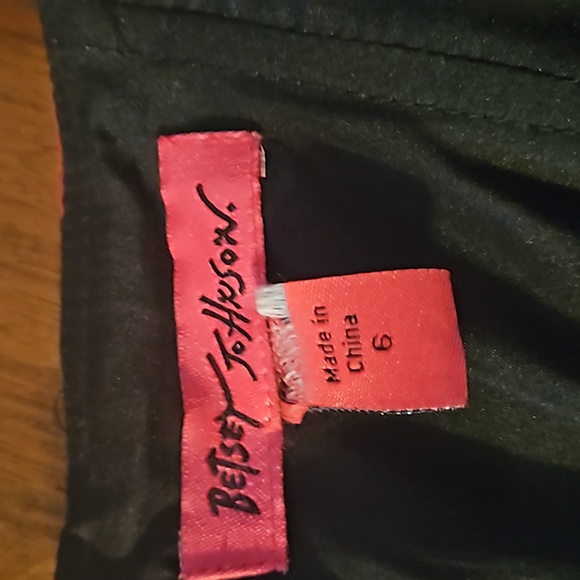 Betsey Johnson Dark Floral Tulle Dress - Picture 4 of 4